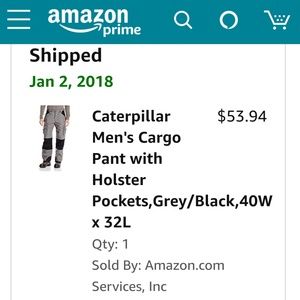 Catapillar Cargo Work Pants